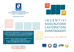 Scarica la brochure - FSE POR Campania 2014/2020