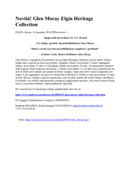 Novità! Glen Moray Elgin Heritage Collection