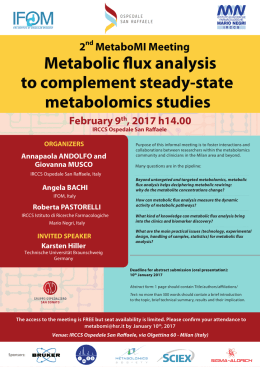 Metabolic flux analysis to complement steady