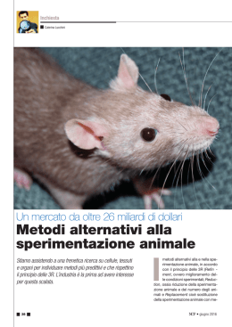 Metodi alternativi alla sperimentazione animale