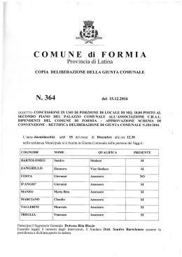N. 364 - Comune di Formia