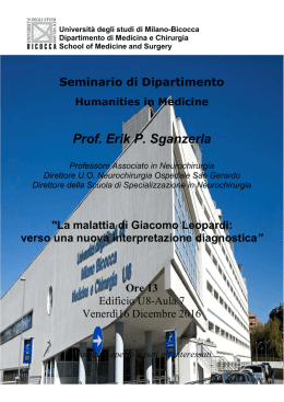 Locandina - University of Milano