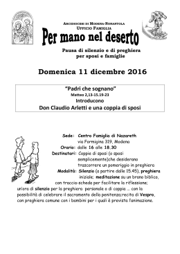 Domenica 11 dicembre 2016 - Modena