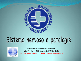 sistema-nervoso-e-patologie - Pubblica Assistenza Valnure