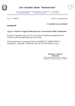 leggi tutto - Liceo Scientifico Manfredo Fanti