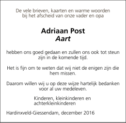 Adriaan Post Aart
