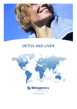 detox and liver - Metagenics Europe
