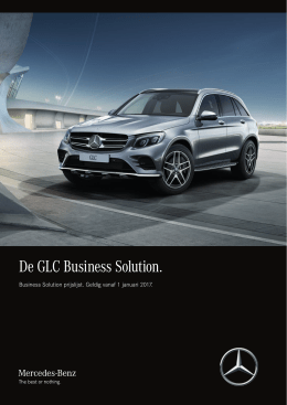 De GLC Business Solution. - Mercedes-Benz