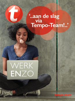 Werk enzo - Tempo-Team