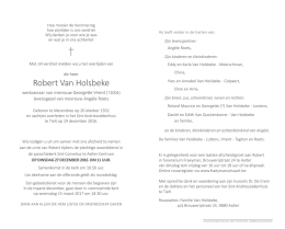 Robert Van Holsbeke - Fraeyman uitvaart logo