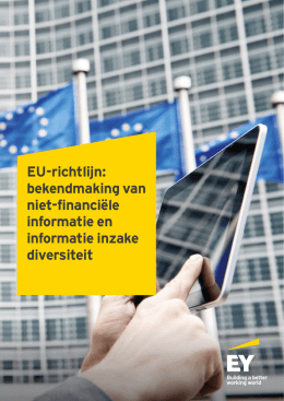 EU-richtlijn: bekendmaking van niet-financiële informatie en