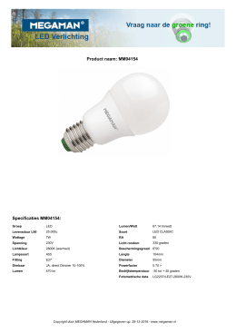 Product naam: MM04154 Specificaties MM04154