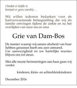 Grie van Dam-Bos