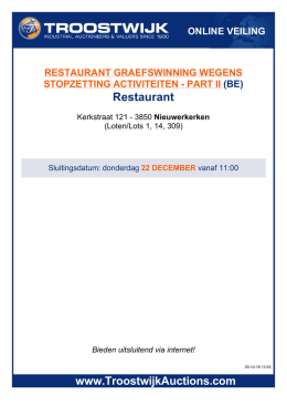 Restaurant - Troostwijk Auctions