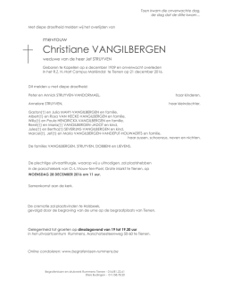 Christiane VANGILBERGEN