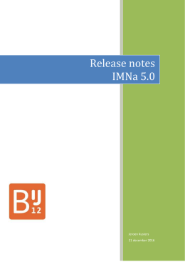 IMNa 5.0 release notes - Portaal Natuur en Landschap