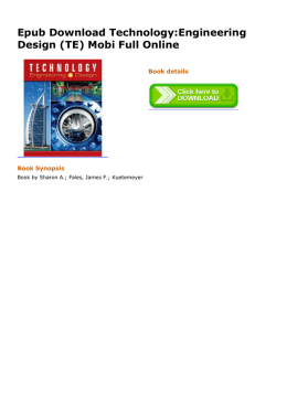 Epub Technology:Engineering Design (TE) Mobi