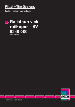Railsteun vlak railkoper – SV 9340.000