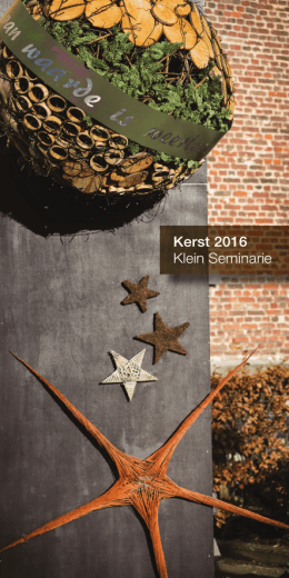 Kerstwens 2016 - Klein Seminarie