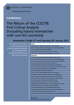 The Return of the CC(C)TB: First Critical
