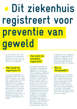 Wat houdt de registratie in?