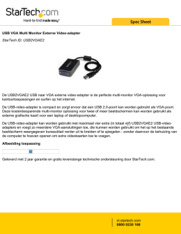 USB VGA Multi Monitor Externe Video