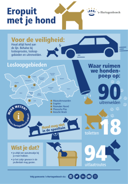 Infographic erop uit met je hond  - s