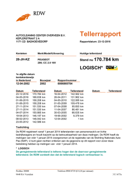 Tellerrapport