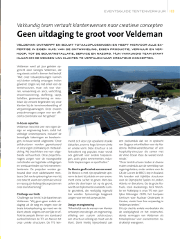 Lees hier het artikel van Veldeman in editie 5