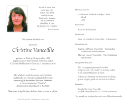 Christine Vancoillie
