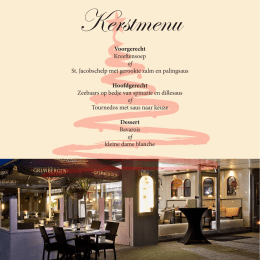 Voorgerecht Kreeftensoep of St. Jacobschelp met gerookte zalm en