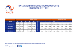 data knltb winteroutdoorcompetitie regio zuid 2017 / 2018