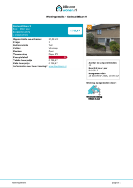 Woningdetails - Godwaldtlaan 9
