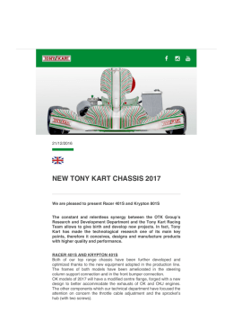 new tony kart chassis 2017