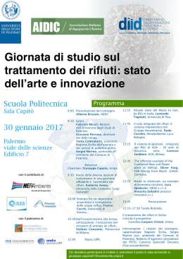 visualizza la locandina - Università degli Studi di Palermo