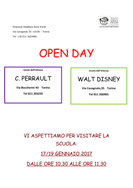OPEN DAY - Anna Frank