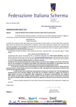 Roma, 9 febbraio 2011 - Federazione Italiana Scherma