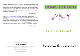 Per consultare il programma dei corsi