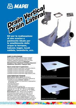 Drain Vertical Drain Lateral Drain Vertical Drain Lateral