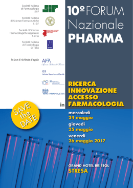 10° Forum Nazionale Pharma