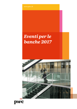 Eventi per le banche 2017