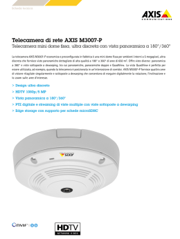 Telecamera di rete AXIS M3007-P