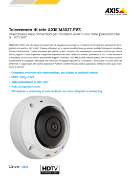 Telecamera di rete AXIS M3027-PVE