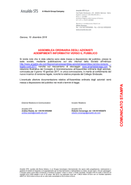 Scarica PDF - Ansaldo STS