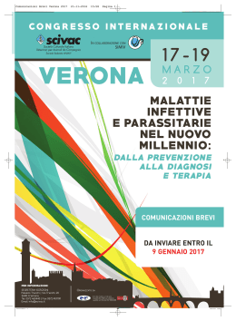 Comunicazioni Brevi Verona 2017