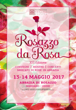Rosazzo da Rosa 2017 locandina