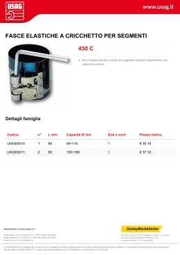 Scarica la scheda tecnica del prodotto in formato PDF