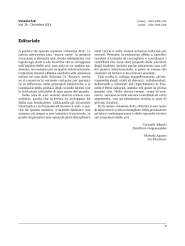 Editoriale - Edizioni Ca` Foscari