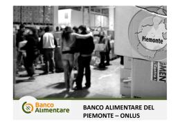 BANCO ALIMENTARE DEL PIEMONTE – ONLUS