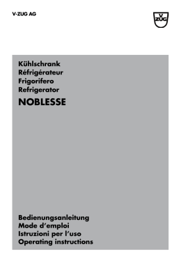 Kühlschrank V-ZUG AG Noblesse - V